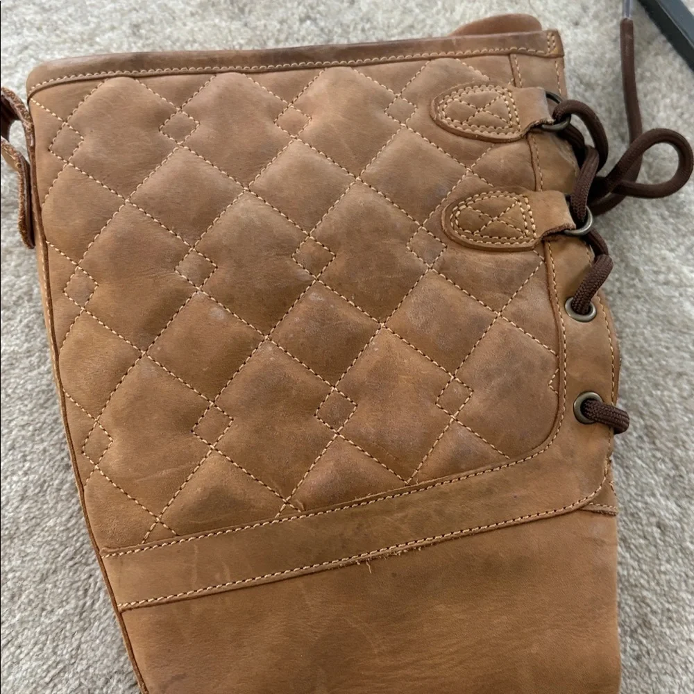 UGG Women's Elsa Deco Quilt Chestnut
